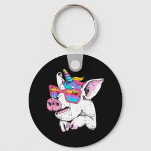 Llavero Fun Pig Piglet Unicornio Glasses Cun Farm Hall