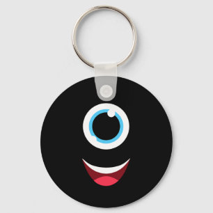 Llavero Fun Scary Monster Eyeball Face Easy Halloween