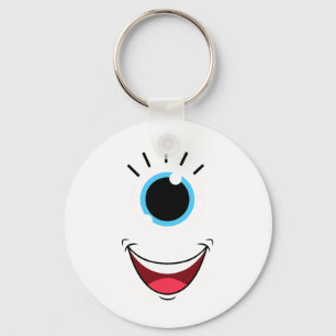 Llavero Fun Scary Monster Eyell Face Easy Halloween Costum