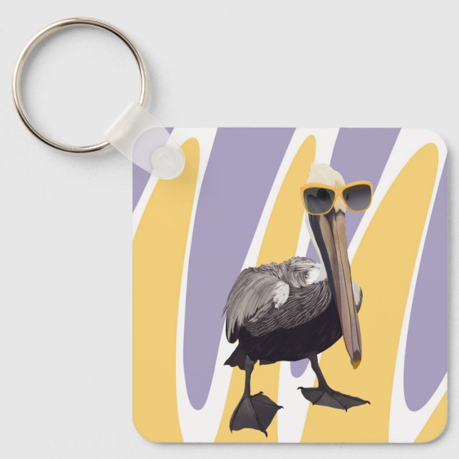 Llavero Fun Summer Vibes Pelican Bird (Anverso)