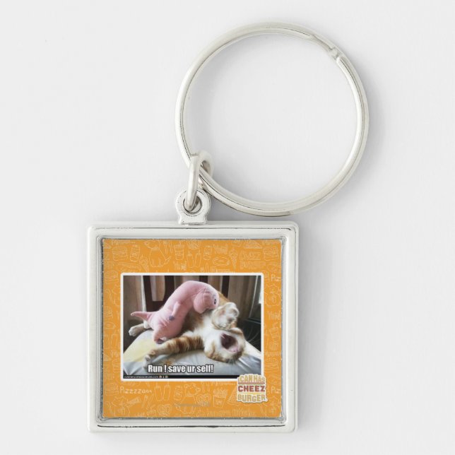 Llavero ¡Funcionamiento! ¡Ahorre al uno mismo del ur! (Frente)