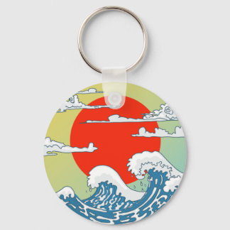Llavero Funda para iPhone Case-Mate de olas japonesas
