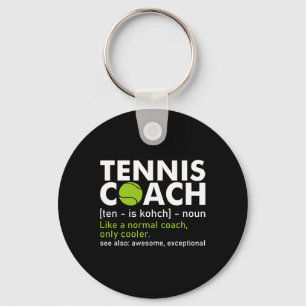 Llavero Fundido entrenador de tenis definición de entrenad
