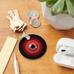Llavero Fundido Red Black Evil Devil Eye Magic Art