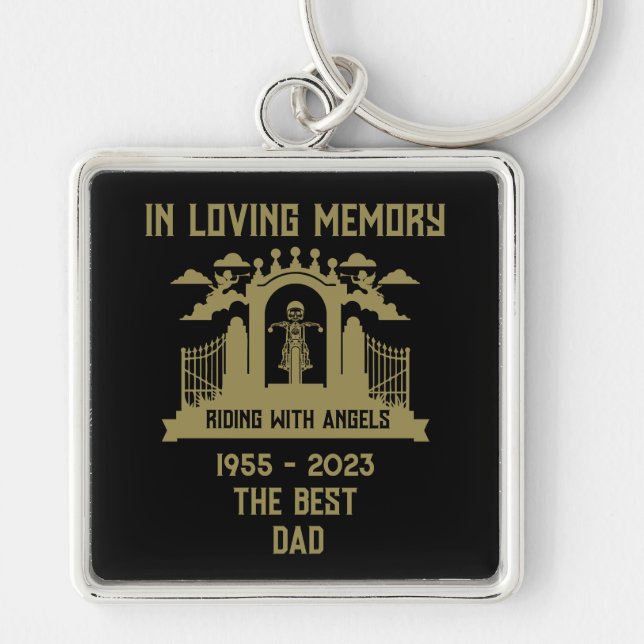 Llavero Funeral de moto en memoria (Frente)
