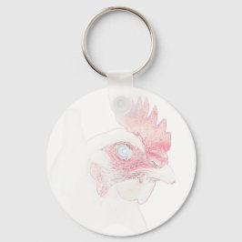 Llavero Funky Chicken Hen Rooster Head