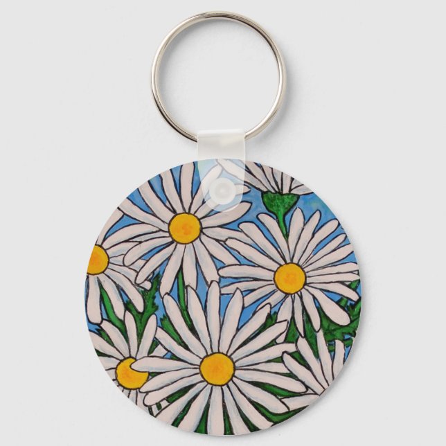 Llavero Funky Floral Daisy Key Chain (Anverso)