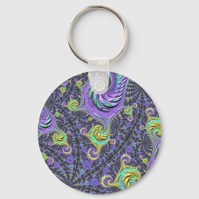 Llavero Funky Fractal (Anverso)