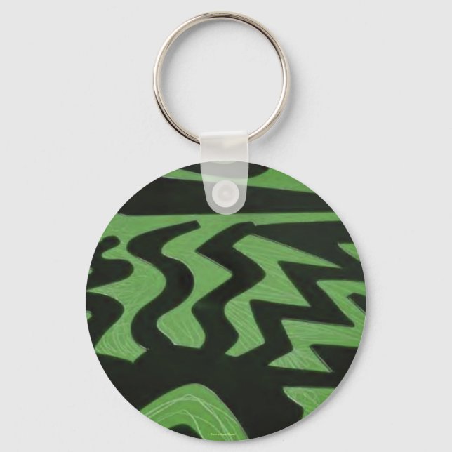 Llavero Funky Green Keychain (Anverso)