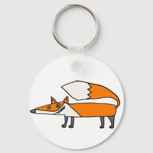 Llavero Funky Red Fox Art