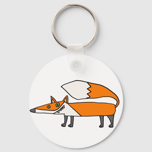 Llavero Funky Red Fox Art (Anverso)