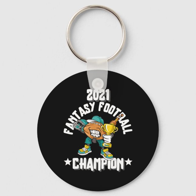 LLAVERO FUNNY 2021 FANTASY FOOTBALL CHAMPION FANTASY LEAGU (Anverso)