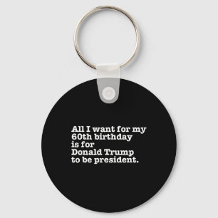 Llavero Funny 60 años de la broma del presidente Donald Tr
