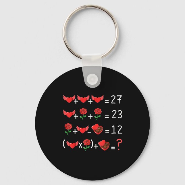 Llavero Funny 67 Math Teacher Valentine Math Teacher Women (Anverso)