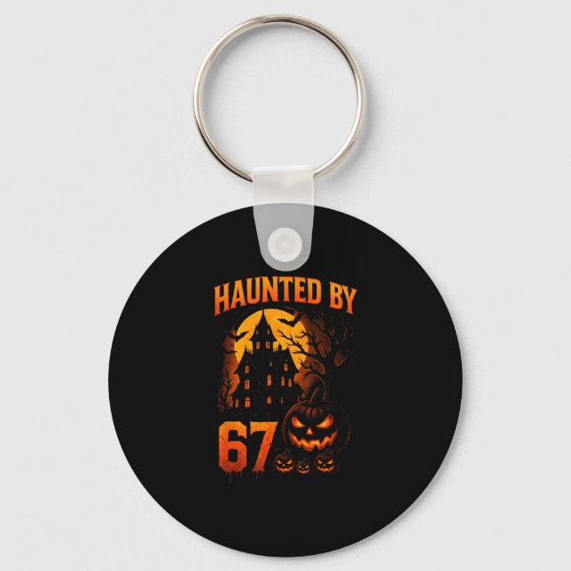 Llavero Funny 67 Meme Halloween Haunted Spooky Six Seven P (Anverso)