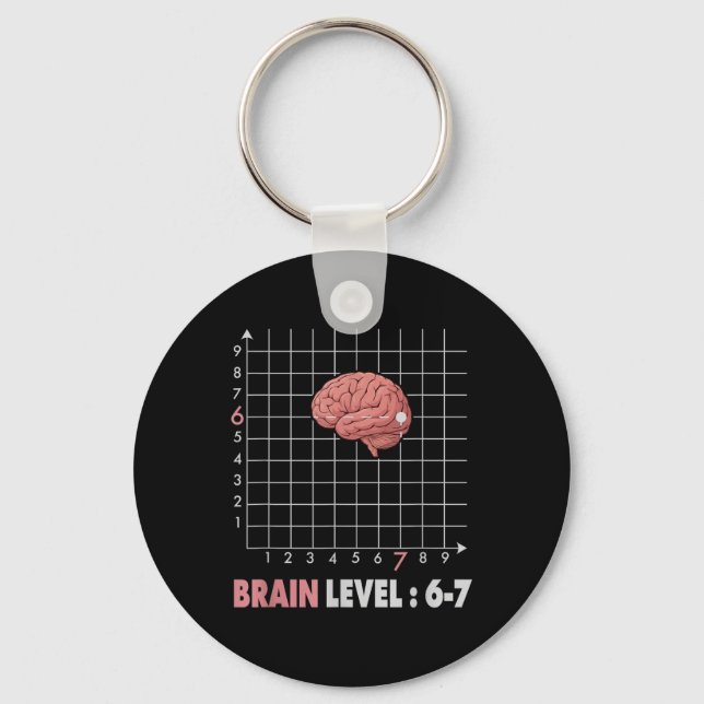 Llavero Funny 67 Meme Math Six Seven Teacher Brainrot Joke (Anverso)