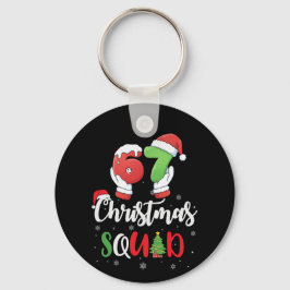 Llavero Funny 67 Six Seven Brianrot Christmas Squad