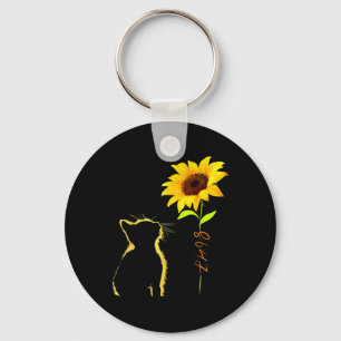 Llavero Funny 8647 sutil 86 47 Cat Sunflower Trump Cat Lo
