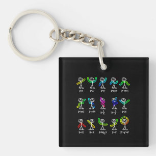 Llavero Funny Algebra Dance Función Math Teacher Geek