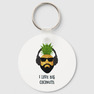 Llavero Funny Aloha Bebe Pineapple Con Sungles Guay
