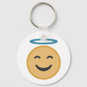 Llavero Funny Angel Emoji Personalizado