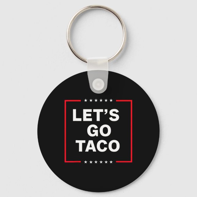 Llavero Funny Anti Trump Taco (Anverso)
