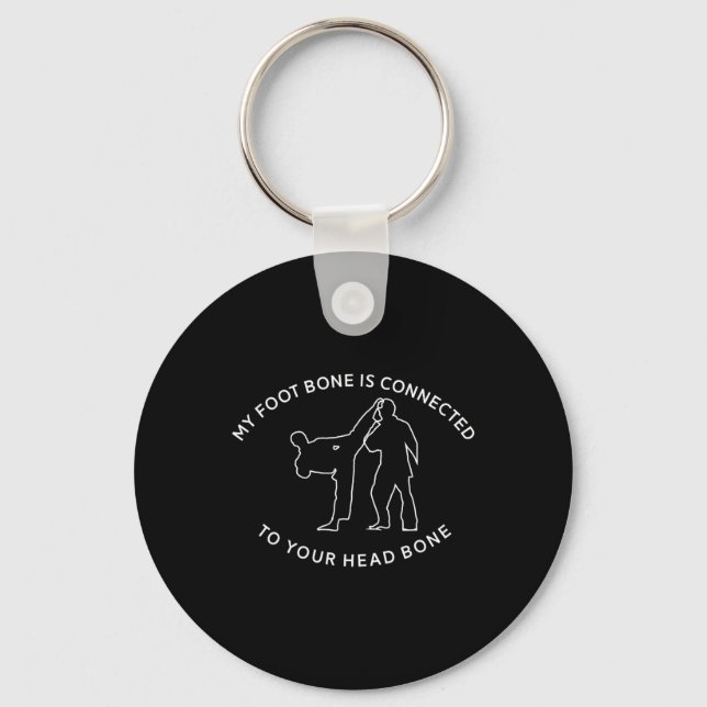 Llavero Funny Artes Marciales Taekwondo Karate Tkd Kickbox (Anverso)