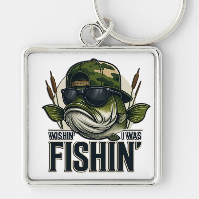 Llavero Funny Bass Fishing  (Frente)