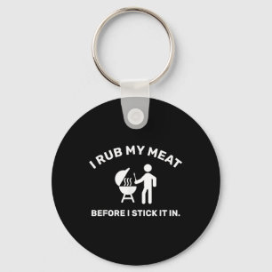 Llavero Funny Bbq Dad Chef I Rub My Meat