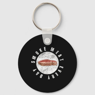 Llavero Funny Bbq Smoker Accesorio Pitmaster Dad Grilling