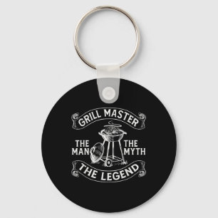 Llavero Funny Bbq Smoker Grill Master El Hombre La Pierna