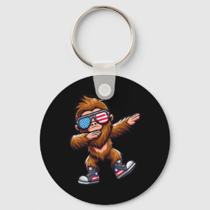 Llavero Funny Big Foot Sasquatch 4 De Julio