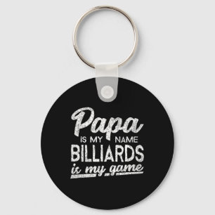 Llavero Funny Billiards Papa Gift