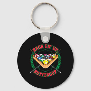 Llavero Funny Billiards Pool Hall Snooker Rack Em Up Butte