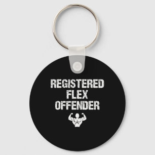 Llavero Funny Bodybuilding Workou, Funny Offender Flex reg
