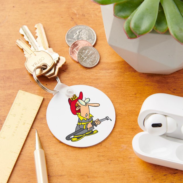 Llavero Funny bombero con el responsable de emergencias de (Subido por el creador)