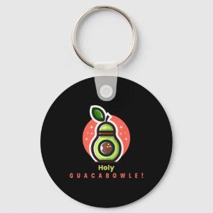 Llavero Funny Bowler Holy Guacabowle Aguacado