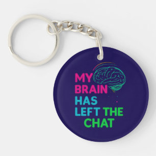 Llavero Funny Brain Fog Keychain
