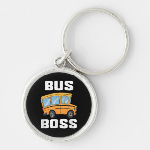 Llavero Funny Bus Boss School Bus Driver