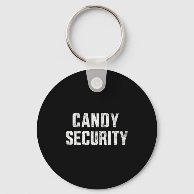 Llavero Funny Candy Security Lazy Halloween Costume  (Anverso)