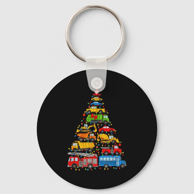 Llavero Funny Car Christmas Tree Xmas Light Boys Kids Todd (Anverso)