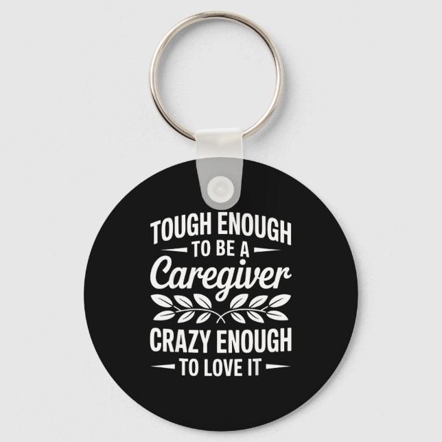 Llavero Funny Caregiver Art For Women Men Girls Caregiving (Anverso)