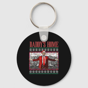 Llavero Funny casa Daddys Trump Navidades feos suéter