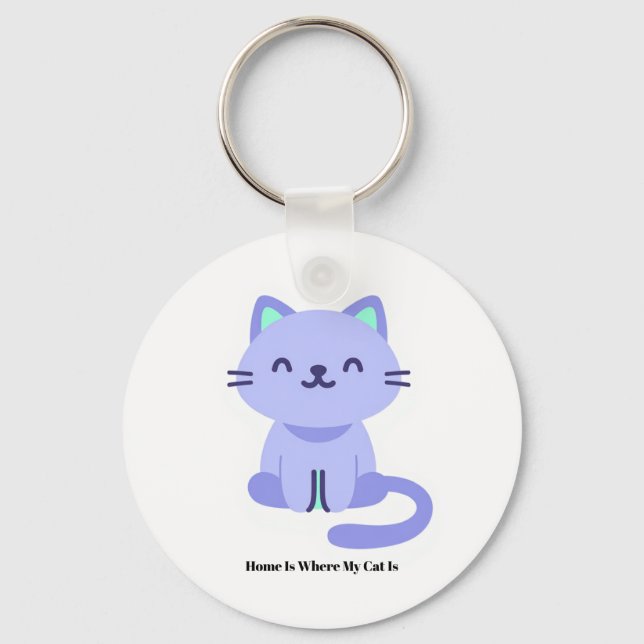 Llavero Funny Cat Lover Keychain – Cute Gift (Anverso)