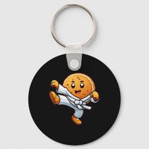 Llavero Funny Chica de crepes Pan Karate Taekwondo Kick Bo