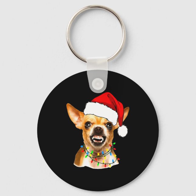 Llavero Funny Chihuahua Christmas Shirt For Dog Lovers Wom (Anverso)