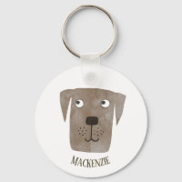 Funny Chocolate Labrador Recuperador Perro Nombre 