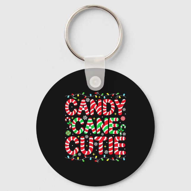 Llavero Funny Christmas Candy Cane Lover Crew Xmas Candy C (Anverso)