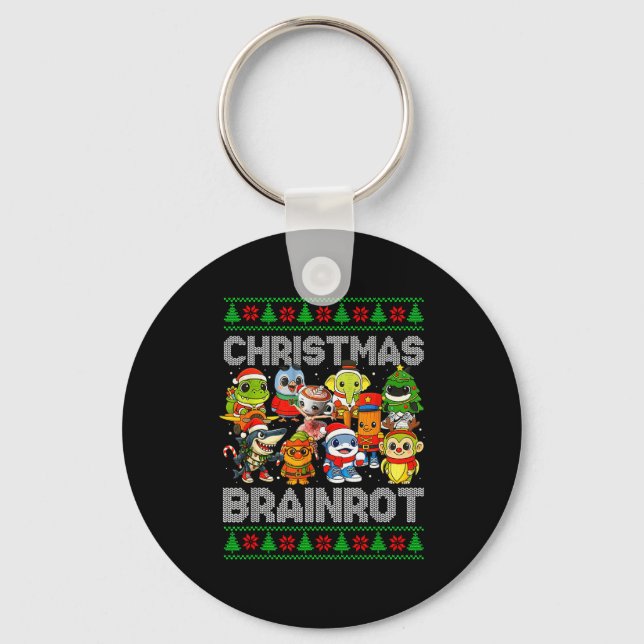 Llavero Funny Christmas Italian Brain Rot Italian Brainrot (Anverso)