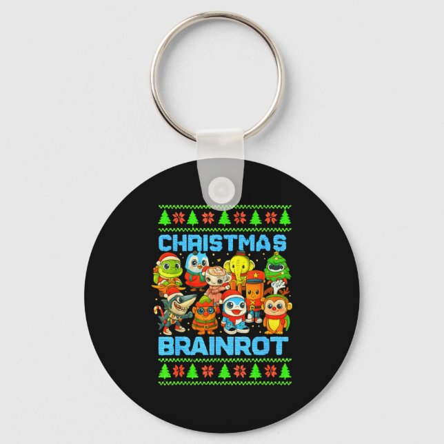 Llavero Funny Christmas Italian Brain Rot Italian Brainrot (Anverso)